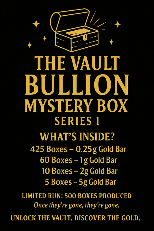 The Vault Bullion mystery box series 1